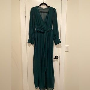 Baltic Born Celine Maxi Dress - Emerald size XS